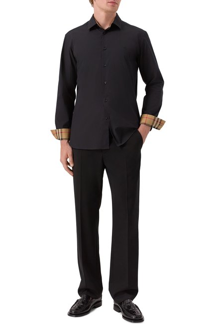 Мужская хлопковая рубашка BURBERRY, арт. 8071799