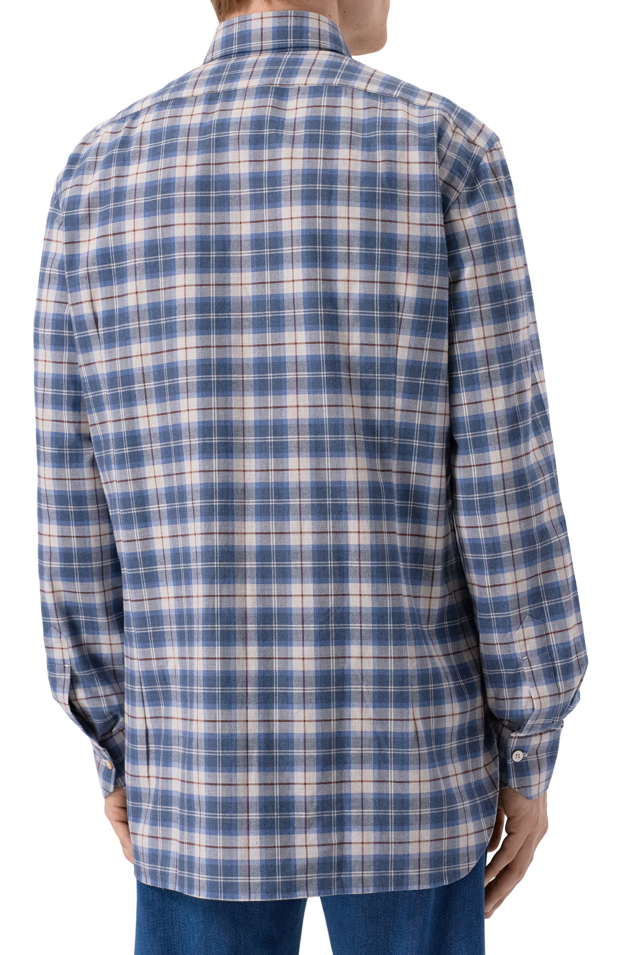 Хлопковая рубашка KITON, арт. UCCH0943902, фото 4