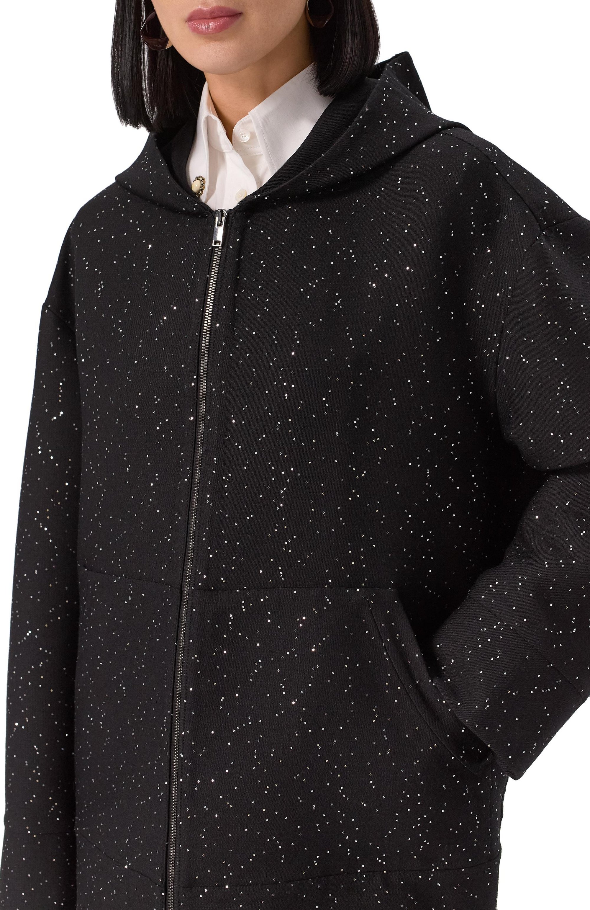 Шерстяная куртка с отделкой пайетками MVST, арт. TXBCK-Y420, фото 5