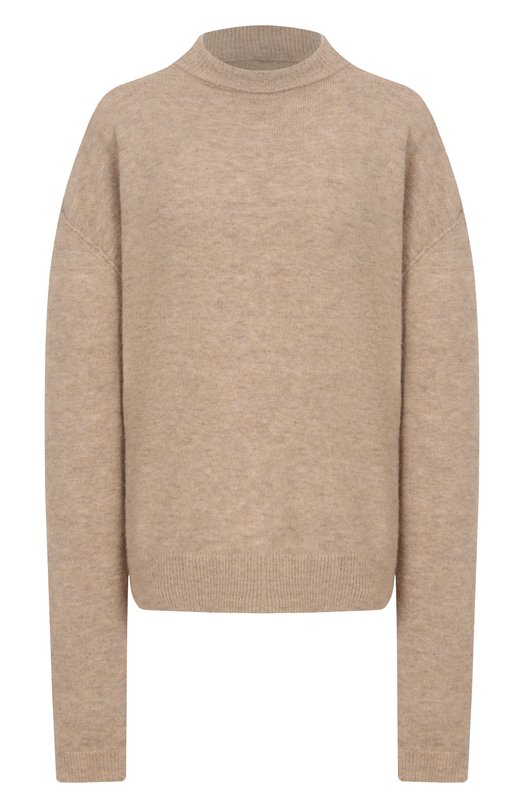 Шерстяной свитер Rick Owens RP02E4655/KWP Бежевый RP02E4655/KWP