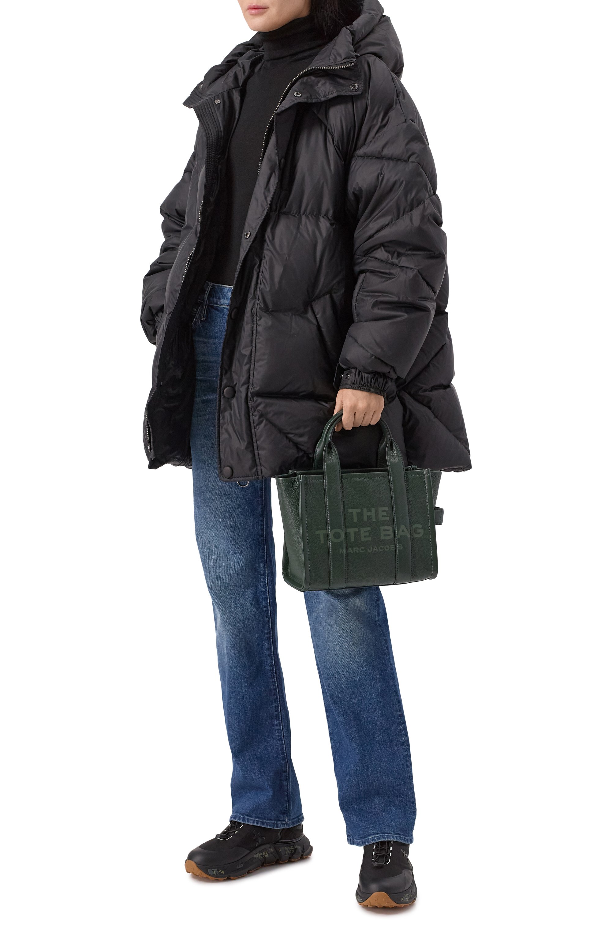 Сумка the tote bag small MARC JACOBS (THE) темно-зеленого цвета по цене 67300 руб., арт. H009L01SP21, фото 7 Сумка the tote bag small MARC JACOBS (THE), арт. H009L01SP21, фото 7