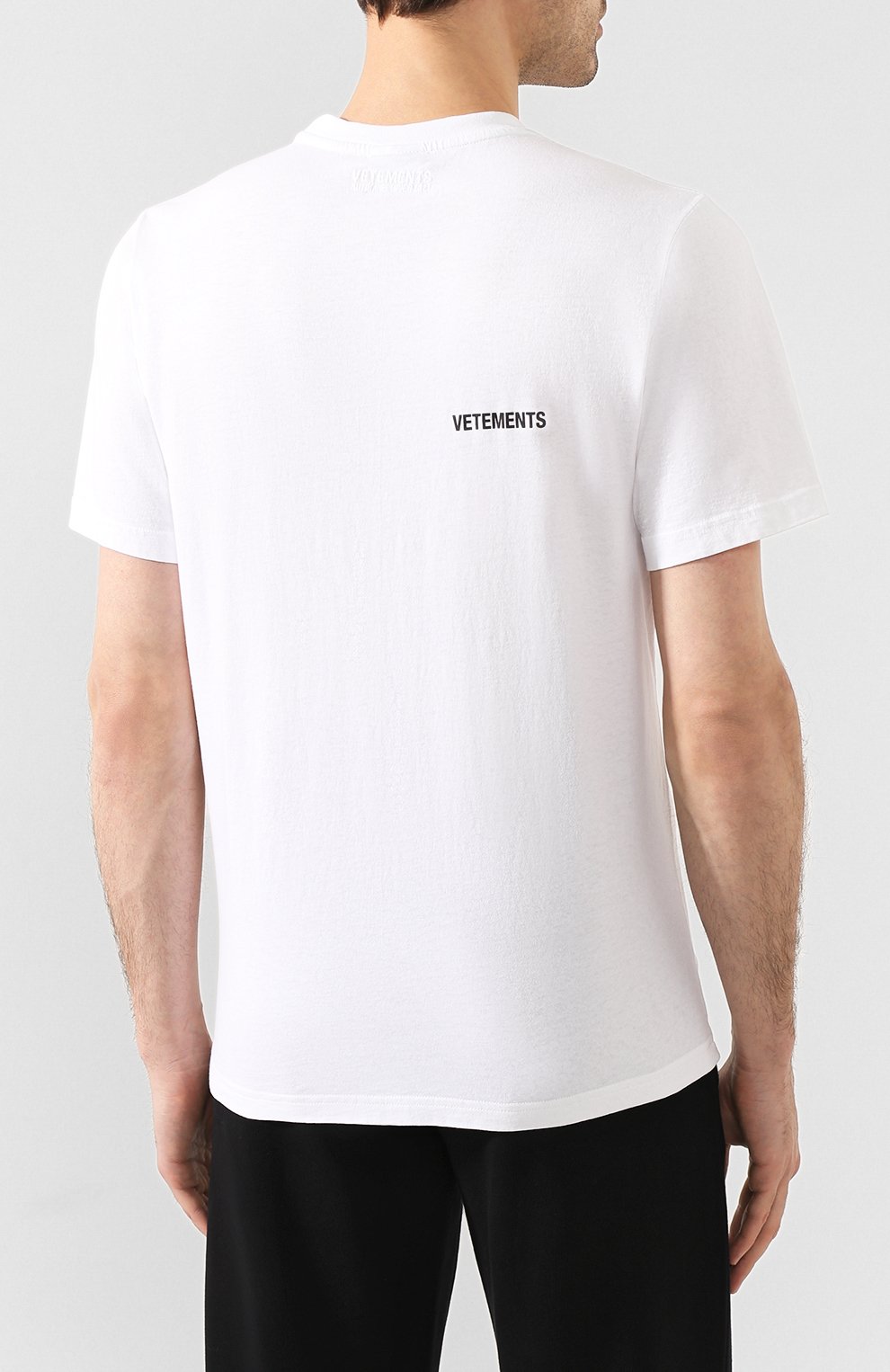 Хлопковая футболка VETEMENTS, арт. UAH21TR501 1600/M, фото 4