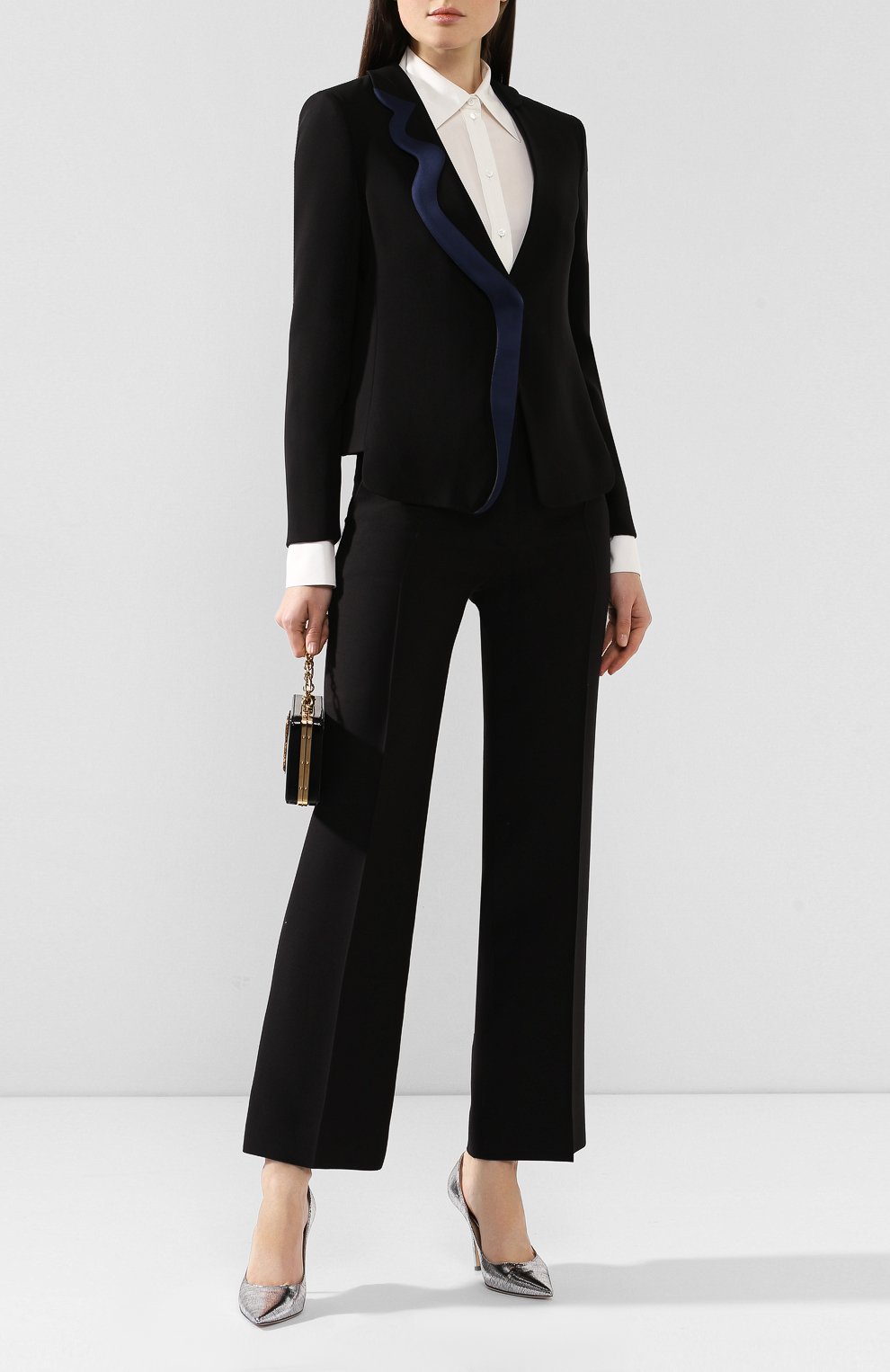 Шелковый жакет GIORGIO ARMANI, арт. 9WHGG0B0/T00WY, фото 2