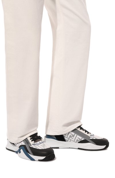 Комбинированные кроссовки flow FENDI, арт. 7E1392 AQ6D, фото 3