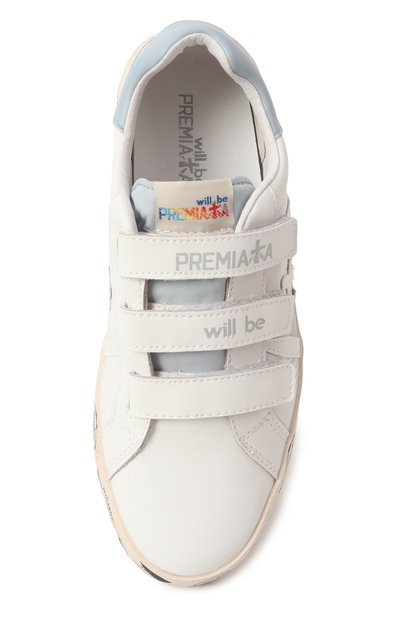 Кожаные кеды andy PREMIATA WILL BE белого цвета по цене 19100 руб., арт. 23209331/ANDY V/36-40, фото 4 Кожаные кеды andy PREMIATA WILL BE, арт. 23209331/ANDY V/36-40, фото 4