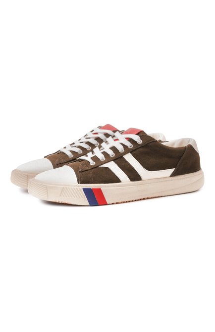 Мужские текстильные кеды PRO-KEDS 1949 темно-коричневого цвета, арт. R0YAL II 0RBIT-L0W/ST0NE WASHED CANVAS | Фото 1 (Материал внешний: Текстиль; Материал сплава: Проставлено; Драгоценные камни: Проставлено; Материал внутренний: Текстиль; Подошва: Массивная)