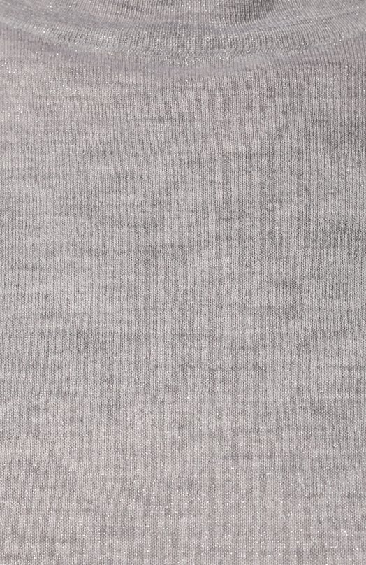 Водолазка из кашемира и шелка Brunello Cucinelli 221M41800063 Серый  221M41800063 Фото 5