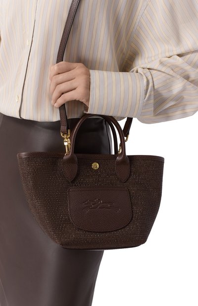 Сумка le pliage collection xs LONGCHAMP темно-коричневого цвета по цене 43450 руб., арт. 10307HGK/HGK, фото 2 Сумка le pliage collection xs LONGCHAMP, арт. 10307HGK/HGK, фото 2
