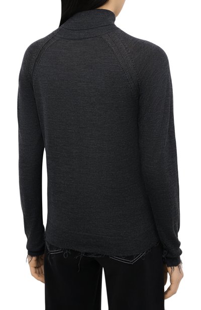 Шерстяная водолазка ACNE STUDIOS темно-серого цвета по цене 38750 руб., арт. A60193, фото 4 Шерстяная водолазка ACNE STUDIOS, арт. A60193, фото 4