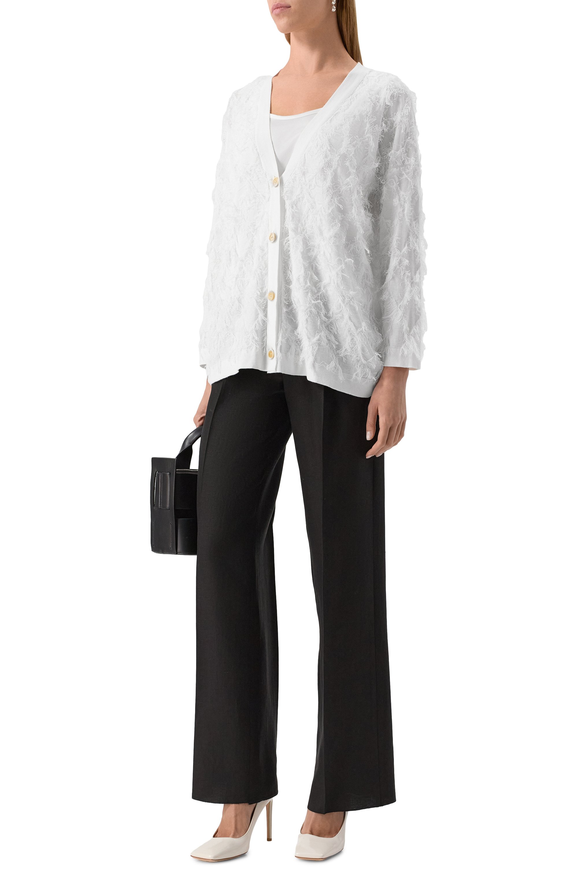 Хлопковый кардиган LORENA ANTONIAZZI, арт. P25130CM24A/1329, фото 2