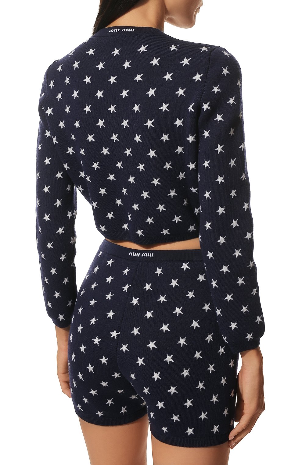 Шерстяной кардиган MIU MIU, арт. MMF516-1ZFC-F0008, фото 4