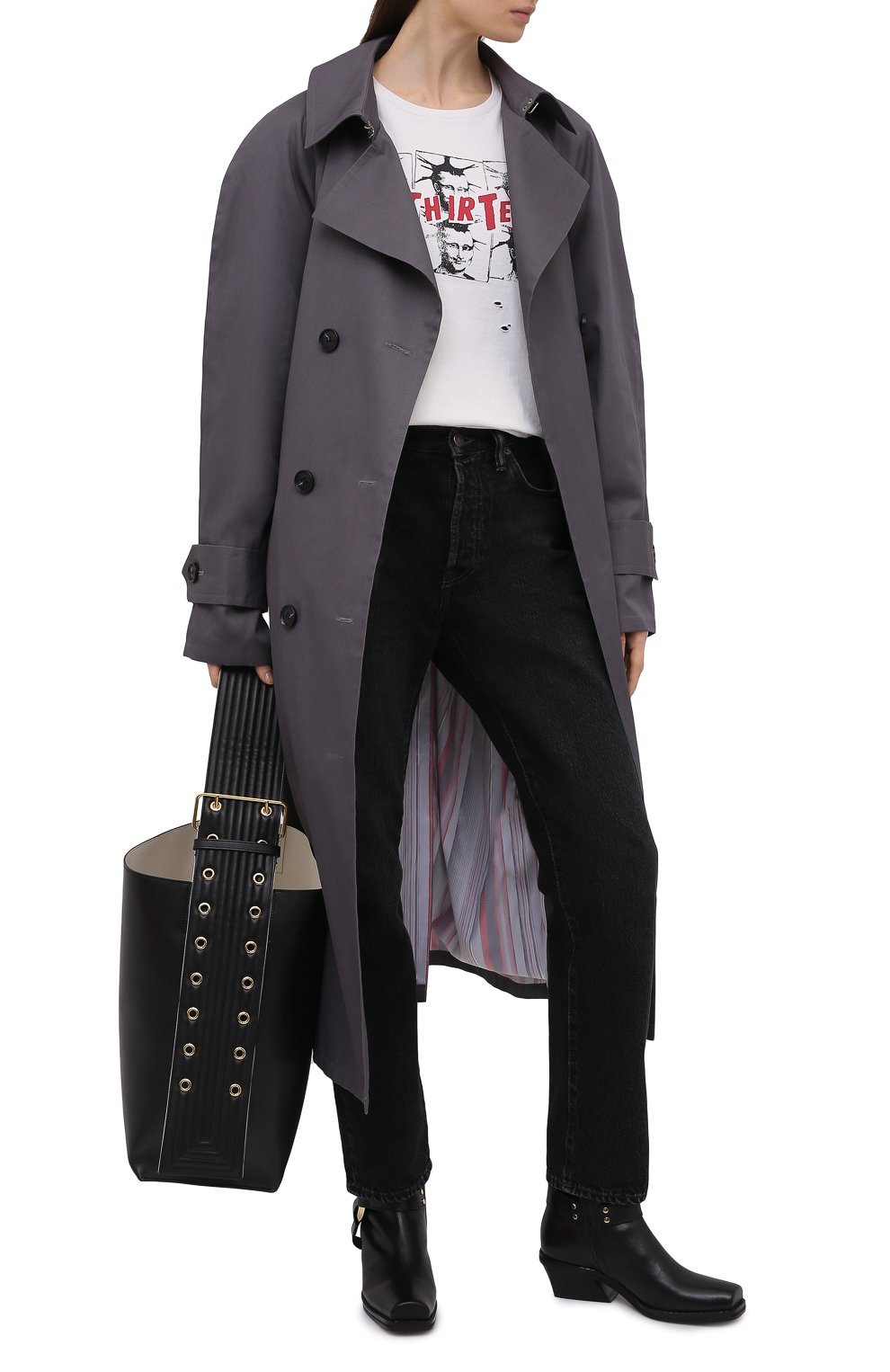 Хлопковая футболка R13, арт. R13W9370-43, фото 2