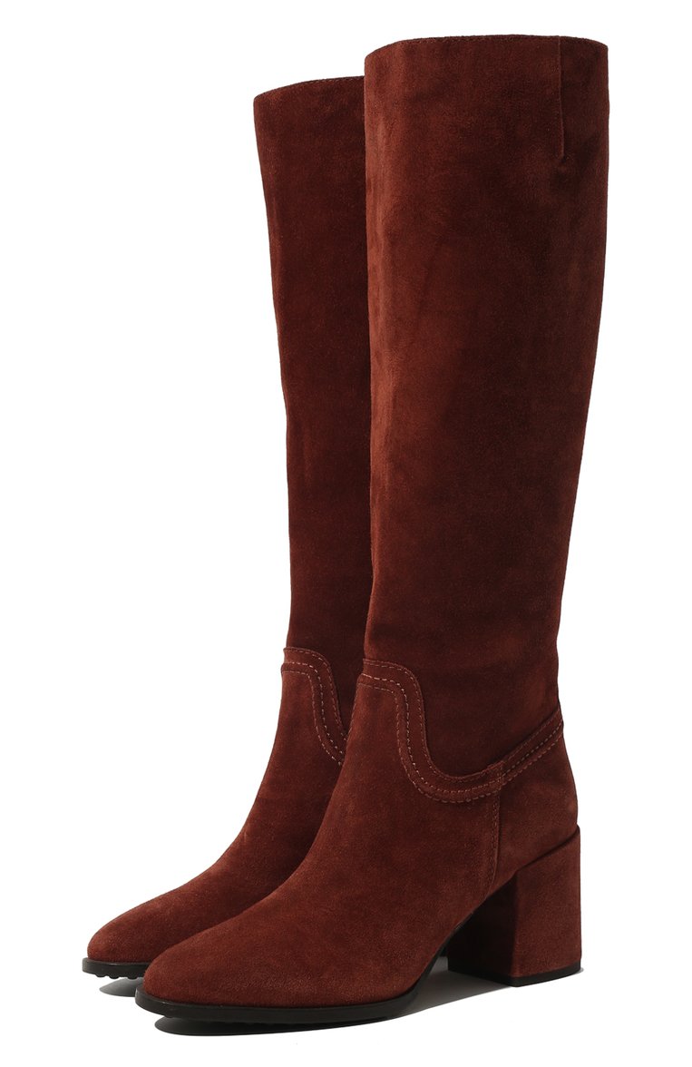 Замшевые сапоги TOD’S, арт. XXW83B0BP40BYE, фото 1