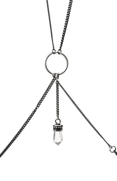 Колье ANN DEMEULEMEESTER серебряного цвета по цене 166000 руб., арт. B0014298/0T018, фото 3 Колье ANN DEMEULEMEESTER, арт. B0014298/0T018, фото 3