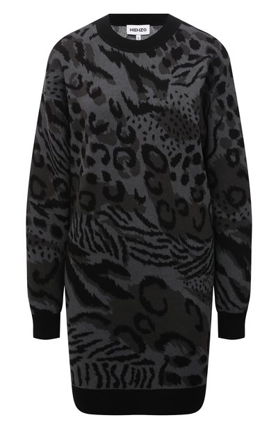 Платье из шерсти и хлопка KENZO, арт. FB62R06273CF, фото 1