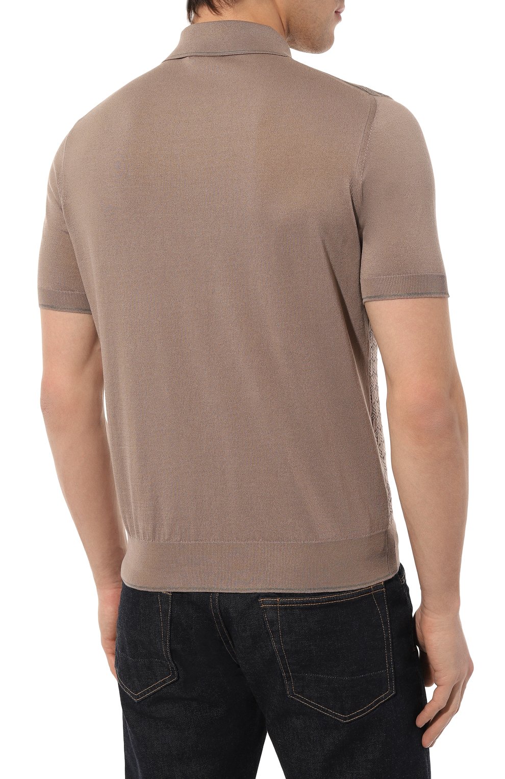 Поло из шелка и хлопка STEFANO RICCI, арт. K818048P31/F23176, фото 4