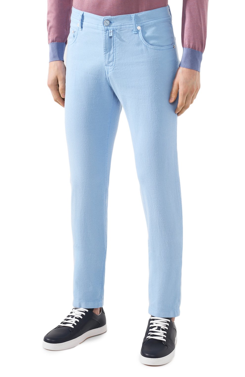 Брюки KITON голубого цвета по цене 109000 руб., арт. UPNJSJ07S73, фото 3 Брюки KITON, арт. UPNJSJ07S73, фото 3