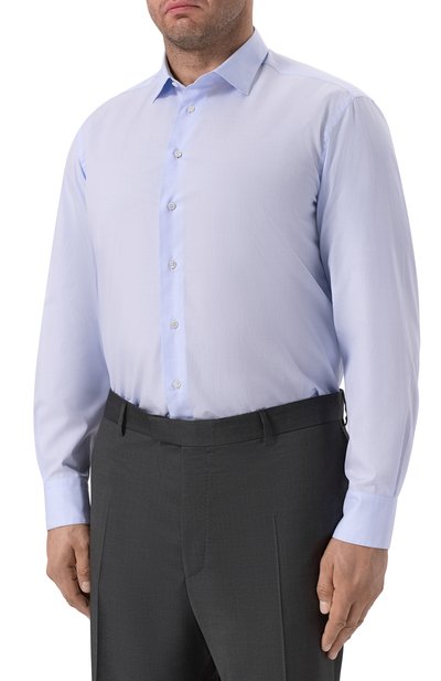 Хлопковая сорочка ZILLI, арт. F0RA01M010005543Q, фото 3