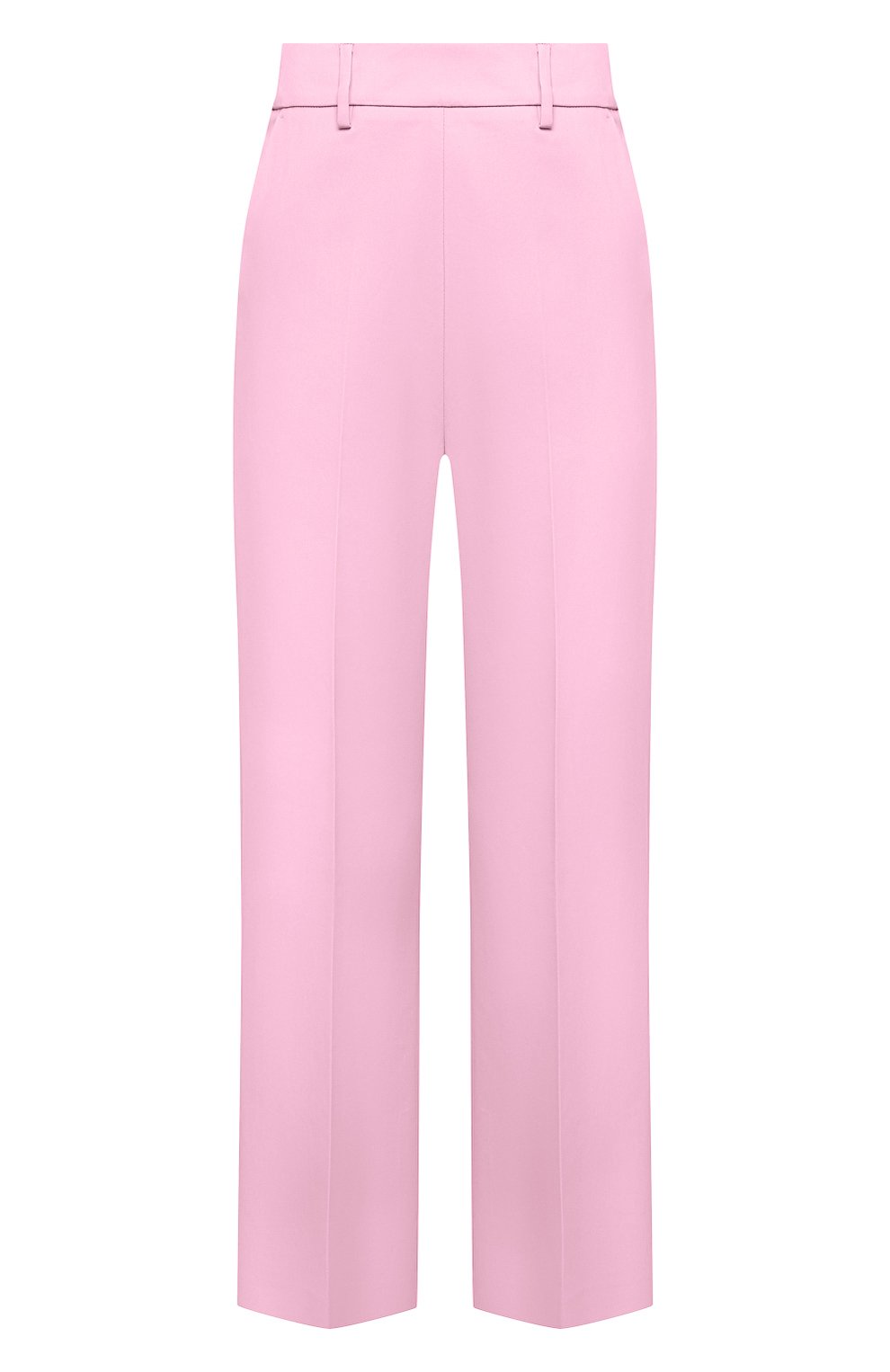 Хлопковые брюки MSGM светло-розового цвета по цене 29050 руб., арт. 3041MDP06 217105, фото 1 Хлопковые брюки MSGM, арт. 3041MDP06 217105, фото 1
