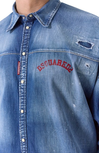 Джинсовая рубашка DSQUARED2, арт. S71DM0773/S30341, фото 5