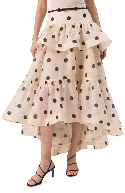 Юбка изо льна и шелка ZIMMERMANN, арт. 2367SR251, фото 3
