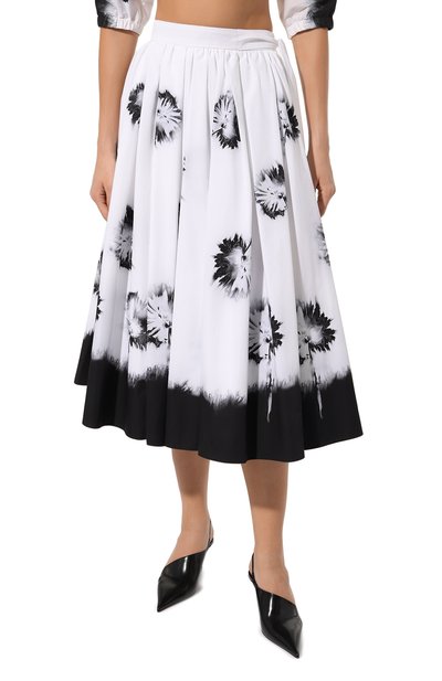 Хлопковая юбка PRADA, арт. P103T-1ZBQ-F0964-211, фото 3