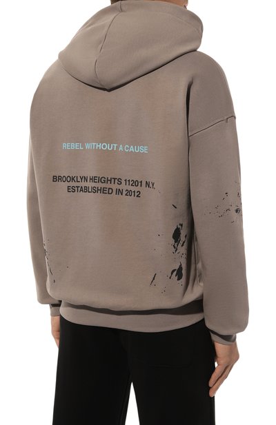 Хлопковое худи COMME DES FUCKDOWN, арт. CFABM01321, фото 4