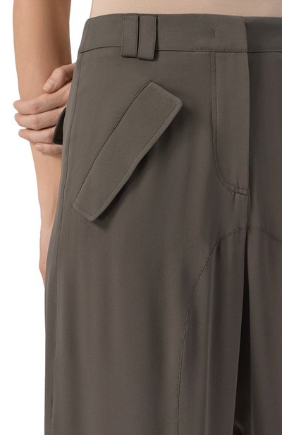 Шелковые брюки GIORGIO ARMANI, арт. GW000627/TE10814, фото 5