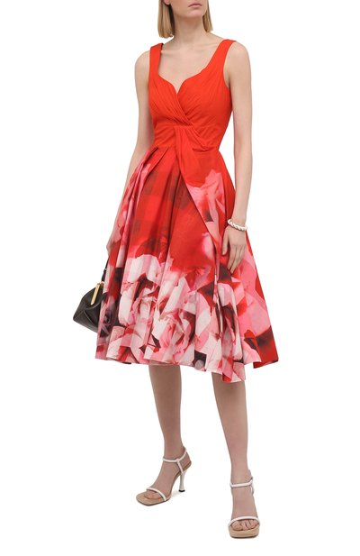 Хлопковое платье ALEXANDER MCQUEEN, арт. 651668/QCACD, фото 2