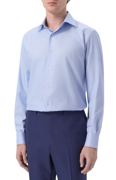 Хлопковая сорочка BRIONI, арт. RCB10L/0C05S, фото 3