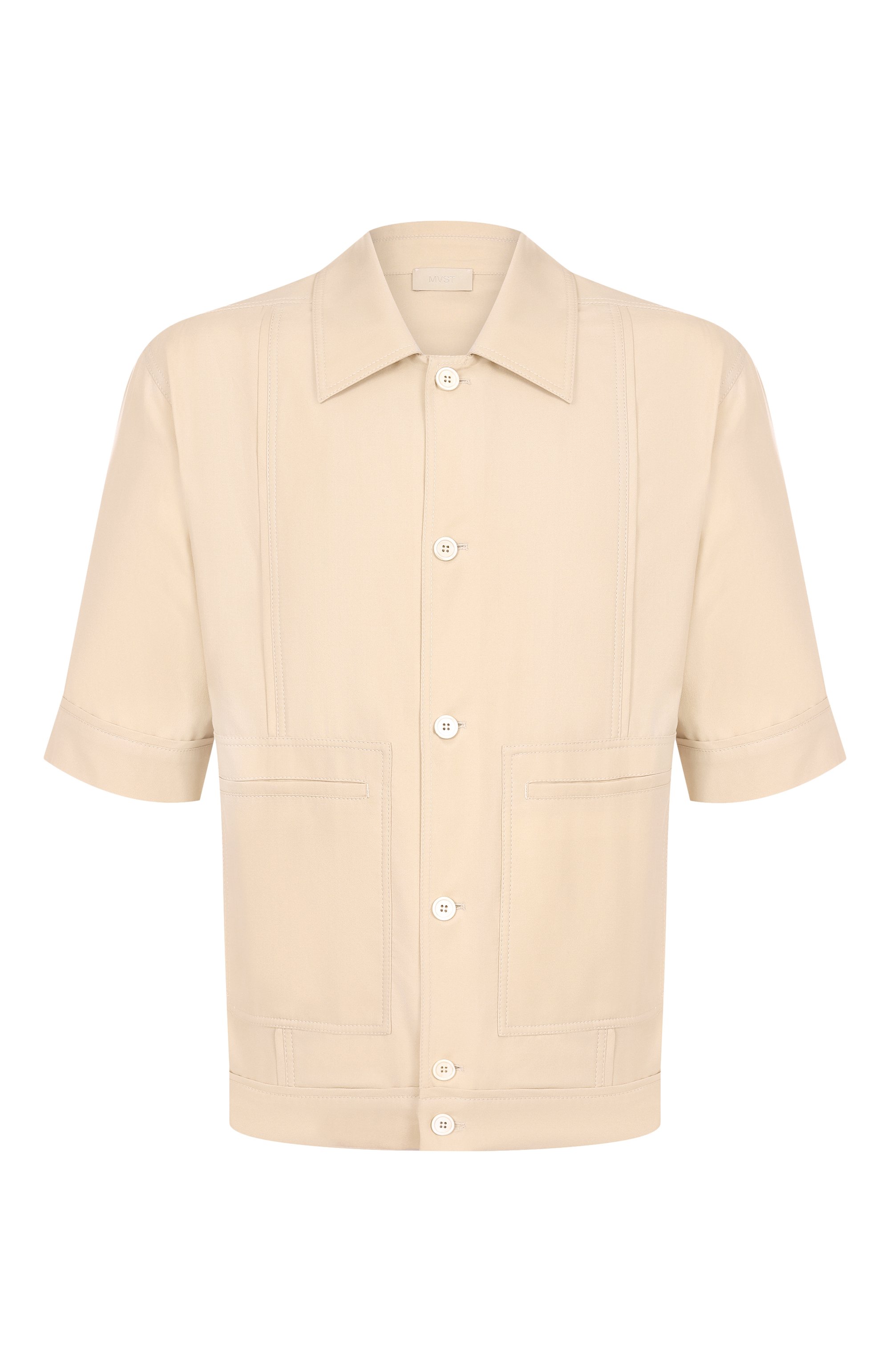 Рубашка из хлопка и шелка MVST, арт. 25E/X1P/0/G041/0207, фото 1