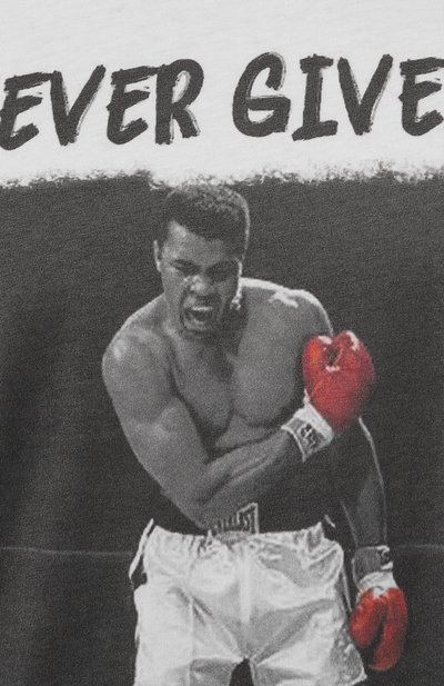 Хлопковая фут�болка BISIBIGLIO, арт. ALI NEVER GIVE UP, фото 5