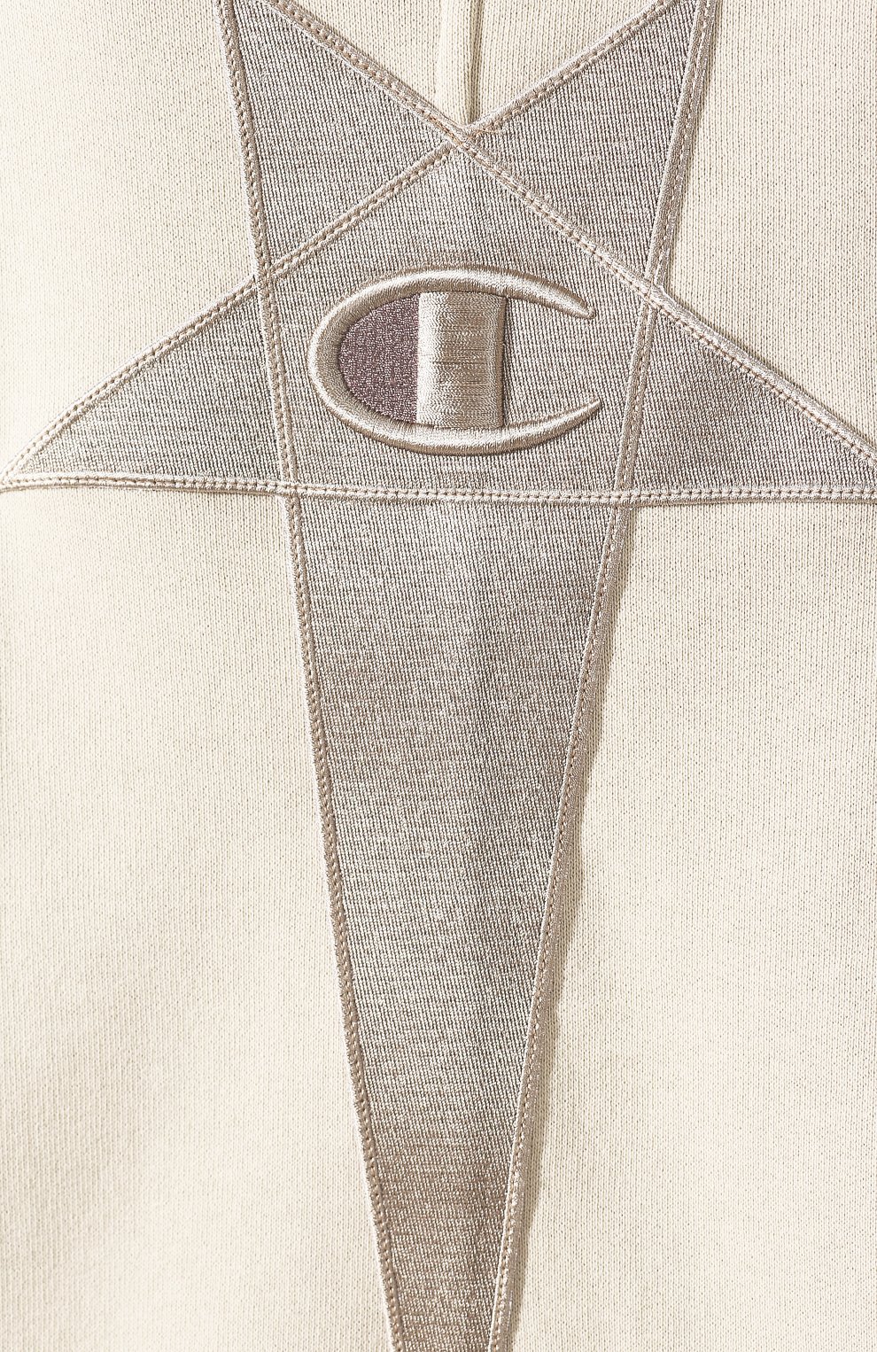Хлопковое худи rick owens x champion RICK OWENS, арт. CW20S0006/113674, фото 5