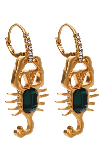 Серьги VALENTINO золотого цвета по цене 55850 руб., арт. 8W2J0Z76/YCW, фото 3 Серьги VALENTINO, арт. 8W2J0Z76/YCW, фото 3