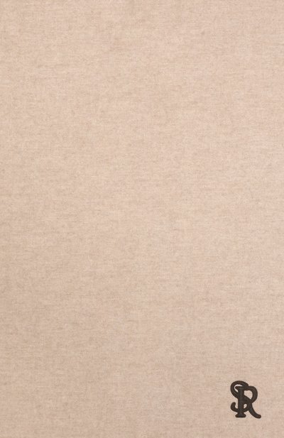 Кашемировый шарф с отделкой из кожи крокодила STEFANO RICCI, арт. MWA0300030/6853, фото 4