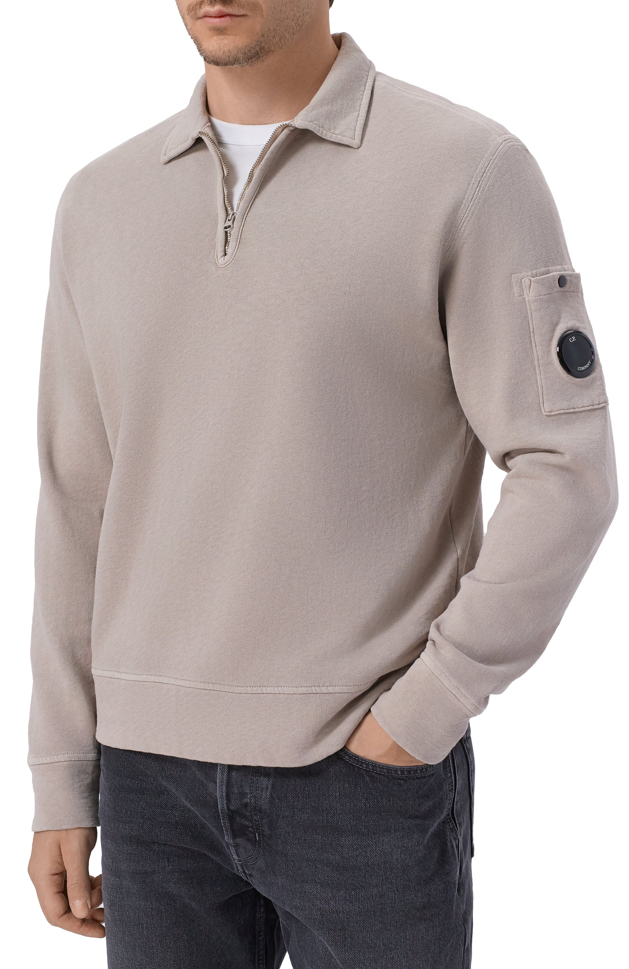 Хлопковое поло C.P. COMPANY, арт. 20CMSS208A/1103370, фото 3