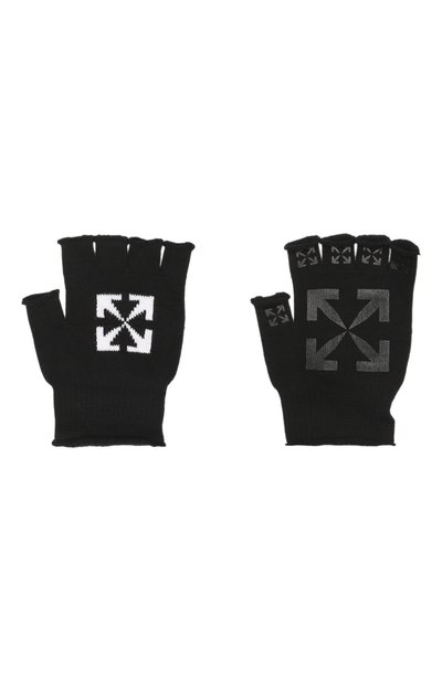 Хлопковые митенки OFF-WHITE, арт. 0MNE028F20KNI0011001, фото 2