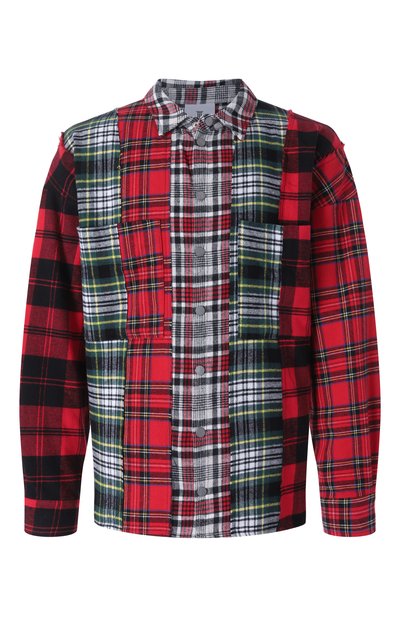 Мужская хлопковая рубашка DIEGO VENTURINO, арт. DVCMC0TRTMIX