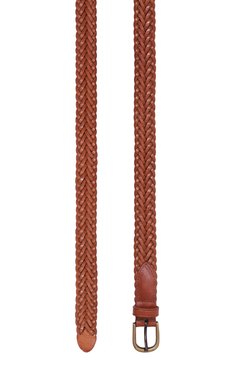 Женский кожаный ремень DRAGON DIFFUSION коричневого цвета, арт. 6020 | Фото 3 (Материал: Натуральная кожа; Материал сплава: Проставлено; Нос: Не проставлено)