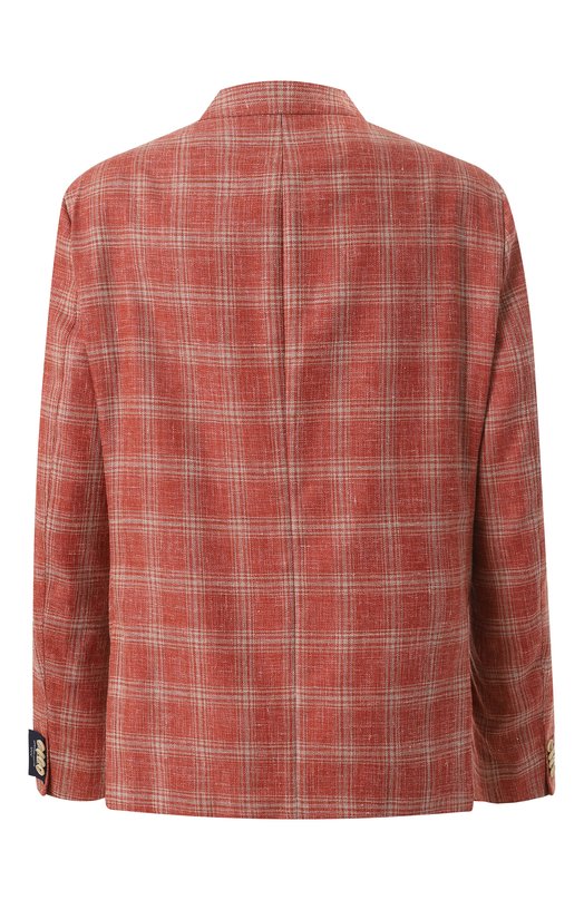 Пиджак из шерсти и шелка Eduard Dressler Розовый, фото 2