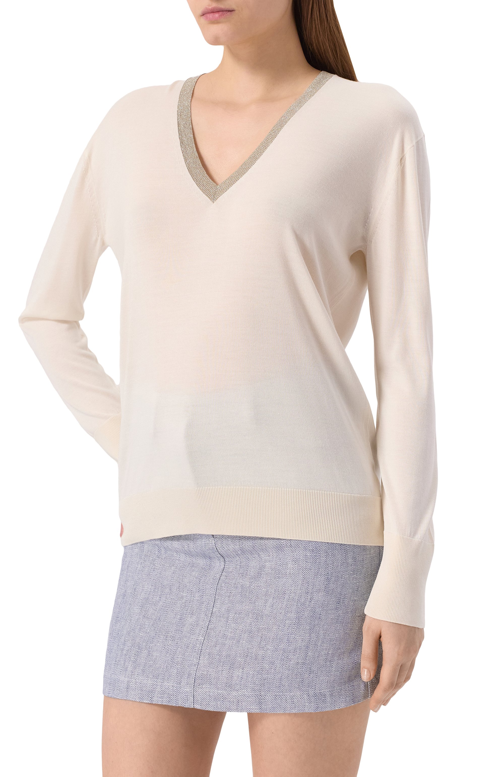 Шелковый пуловер COLOMBO, арт. MA04625/4-120AN, фото 3