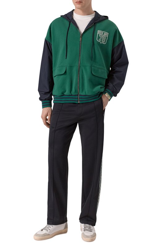 Двусторонняя толстовка Golden Goose Deluxe Brand GUP02181.P001866 Зелёный  GUP02181.P001866 Фото 2