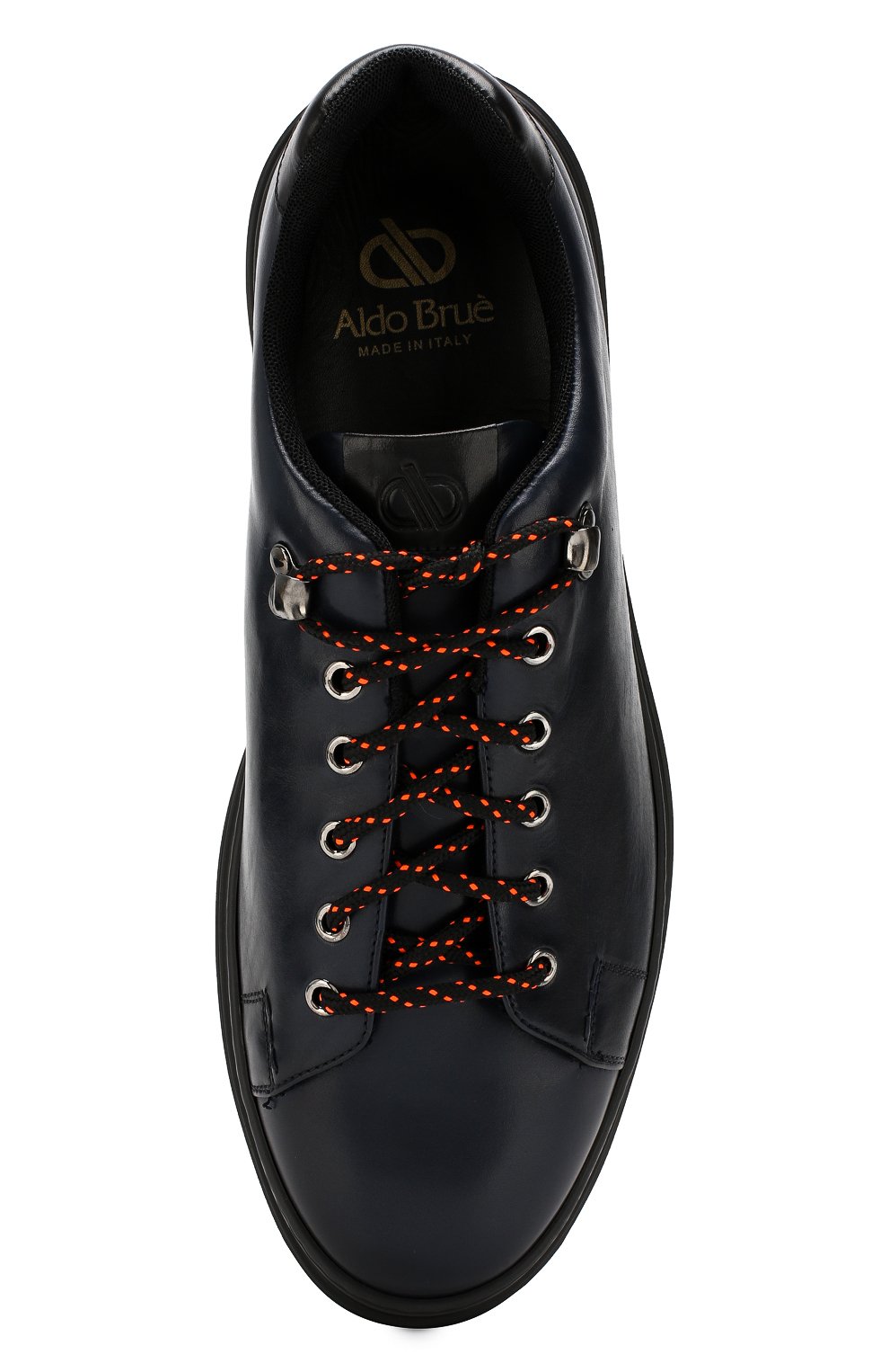 Кожаные кеды ALDO BRUE темно-синего цвета по цене 43900 руб., арт. AB6097H-BEB, фото 5 Кожаные кеды ALDO BRUE, арт. AB6097H-BEB, фото 5