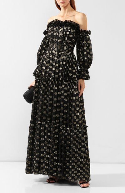 Шелковое платье DOLCE & GABBANA, арт. F6B7FT/HJMBI, фото 2