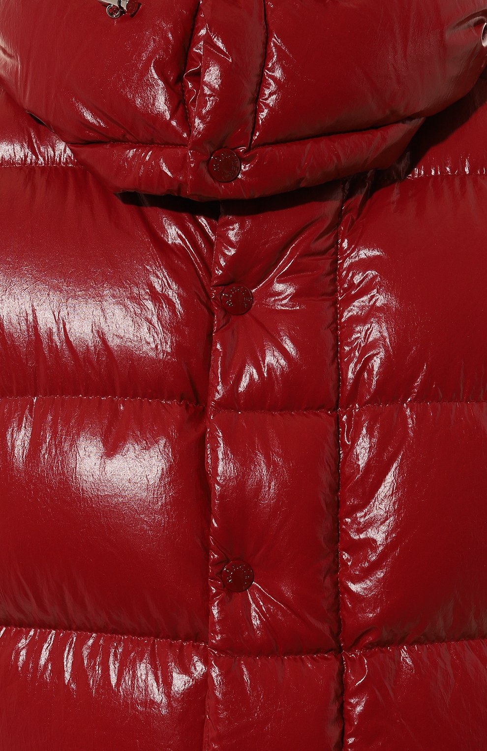 Пуховик maya 70 MONCLER красного цвета по цене 154500 руб., арт. 1A002-56-5969T, фото 5 Пуховик maya 70 MONCLER, арт. 1A002-56-5969T, фото 5