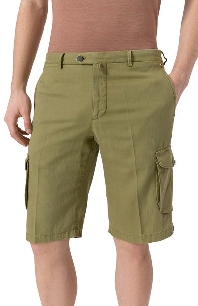 Шорты из лиоцелла и хлопка KITON, арт. UFPPBK0654F09, фото 3