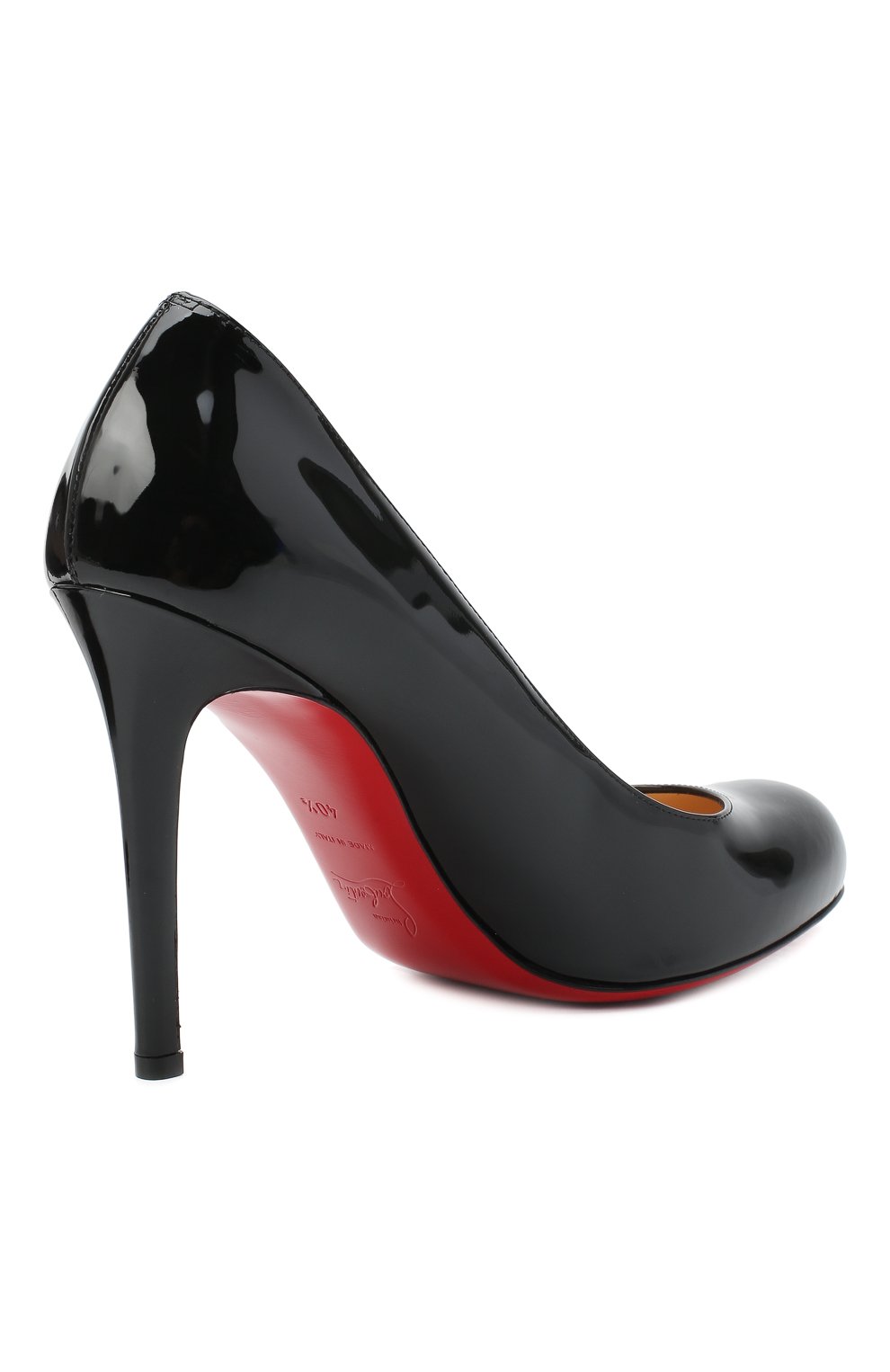 Кожаные туфли simple 100 CHRISTIAN LOUBOUTIN, арт. simple pump 100 patent calf, фото 4