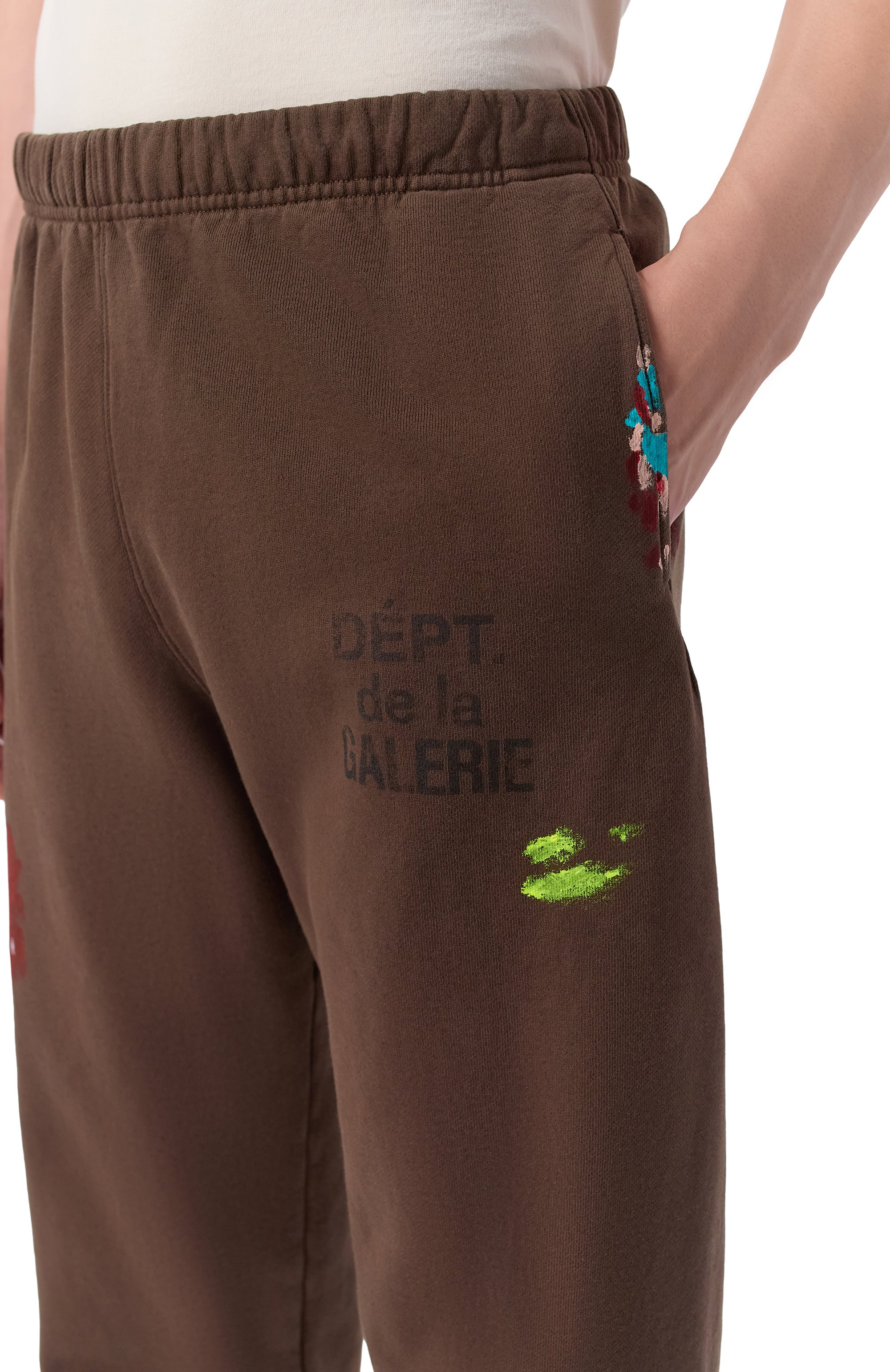 Хлопковые джоггеры GALLERY DEPT., арт. BTM035/C0TT0N, фото 5