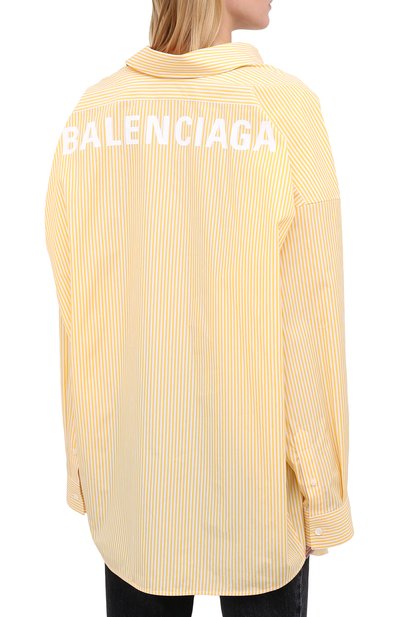 Хлопковая рубашка BALENCIAGA, арт. 622050/TYB19, фото 4
