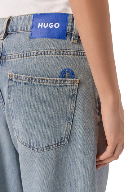 Джинсы HUGO BLUE голубого цвета по цене 16450 руб., арт. 50557383, фото 5 Джинсы HUGO BLUE, арт. 50557383, фото 5